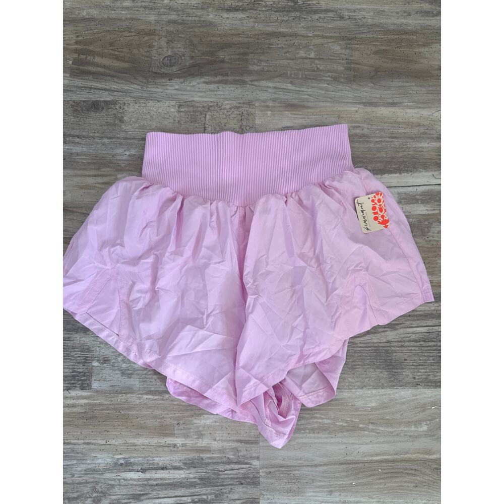 Free People Movement Shorts Pink NWT L High Waist